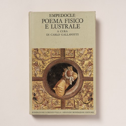 Empedocle poema fisico e - poema,