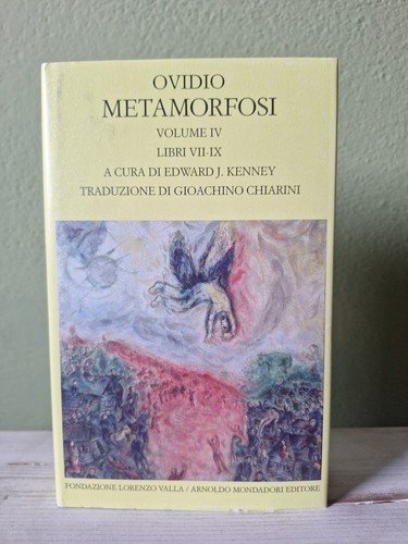 Ovidio metamorfosi vol iv - ovidio,
