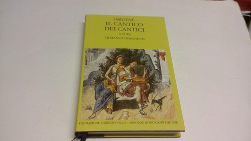 Origene cantico dei - -,