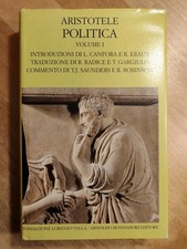 Aristotele POLITICA VOLUME 1